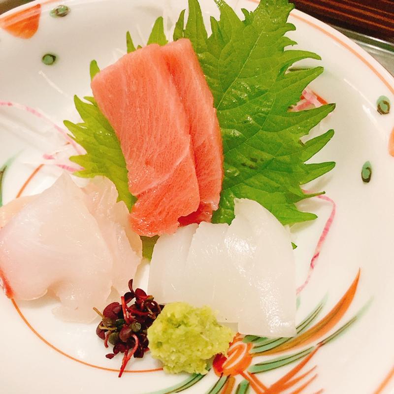 刺身3種盛り（コースランチ）(天婦羅すぎ原)