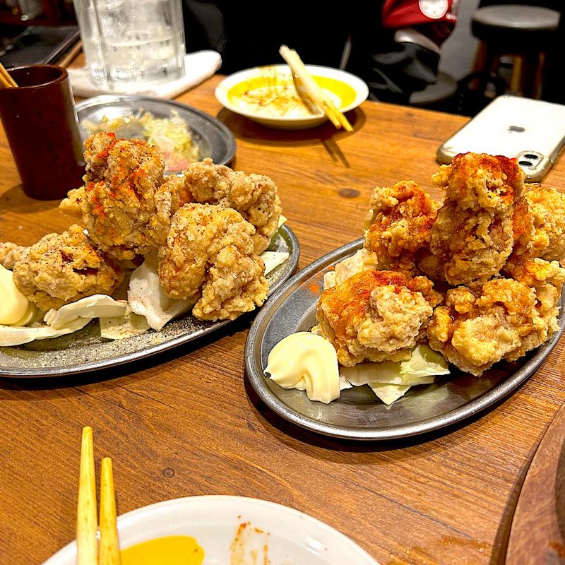 唐揚げ(ニンニク醤油＆塩スパイス)(新時代 名駅広小路店)