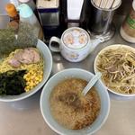 ネギつけ麺　わかめ
