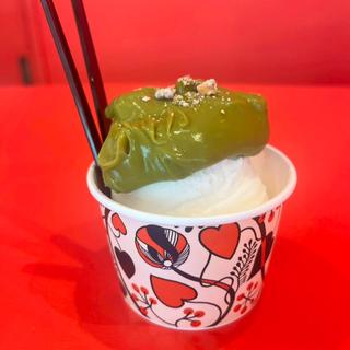 ピスタチオソースミルクアイス