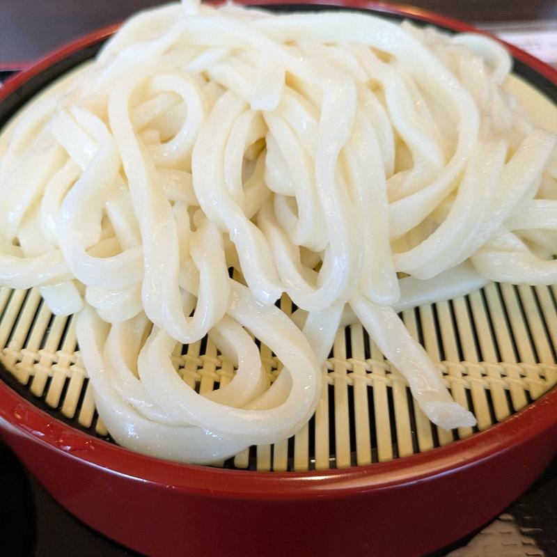 肉ねぎうどん（ざる一枚）(武蔵野肉うどん 一二三)