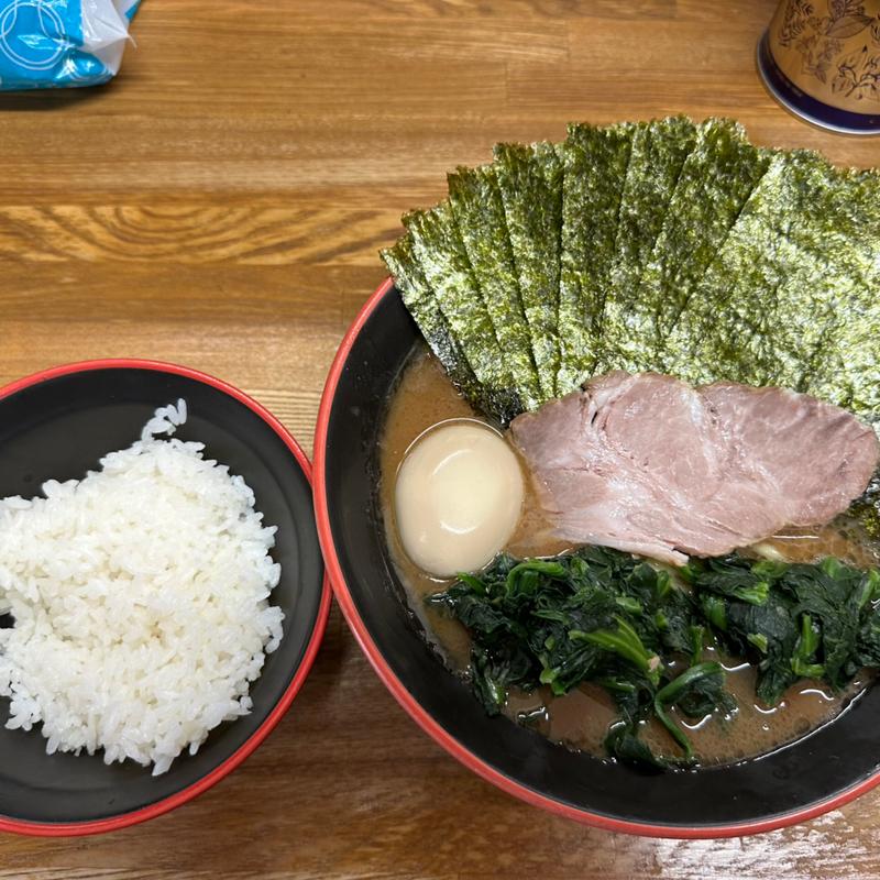のりほうれん草ラーメン(麺家 紫極)