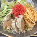 冷やし中華 蒸し鶏