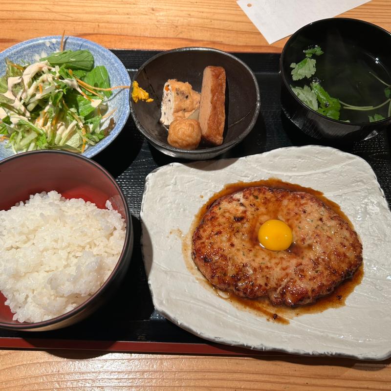 しそ入りつくねとおでん定食(柳や)