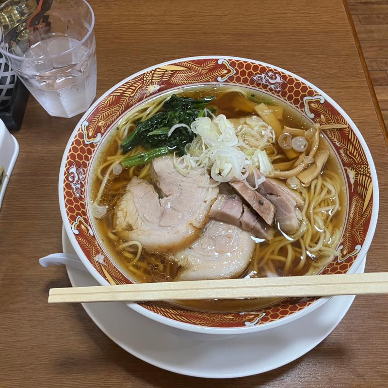 醤油ラーメン(自家製手もみ麺ラーメン赤松)
