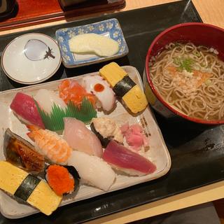 にぎり盛り一半 そば付き