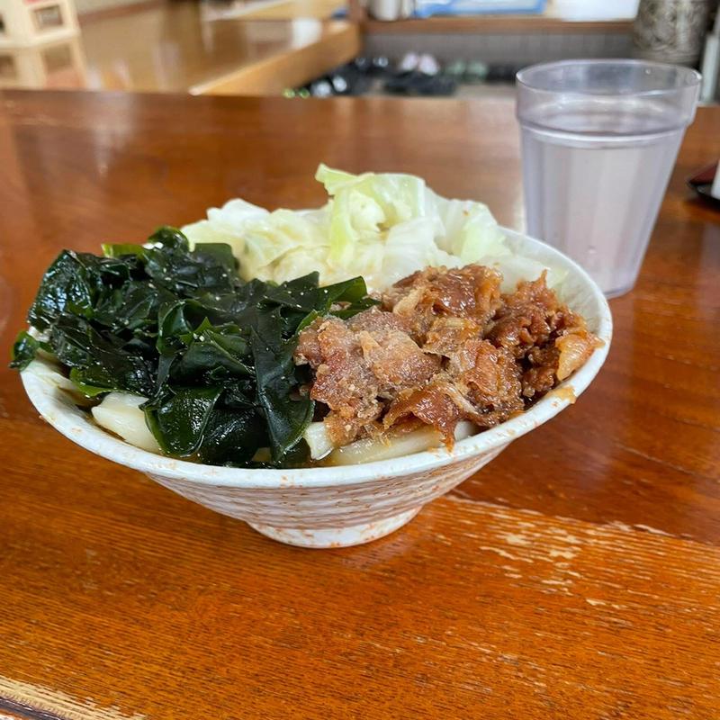 肉わかめうどん(とだ)