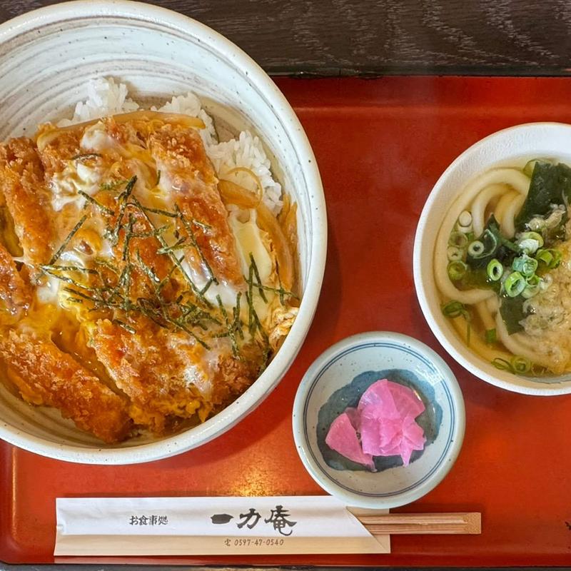 カツ丼 ミニうどん付き(一力庵 )