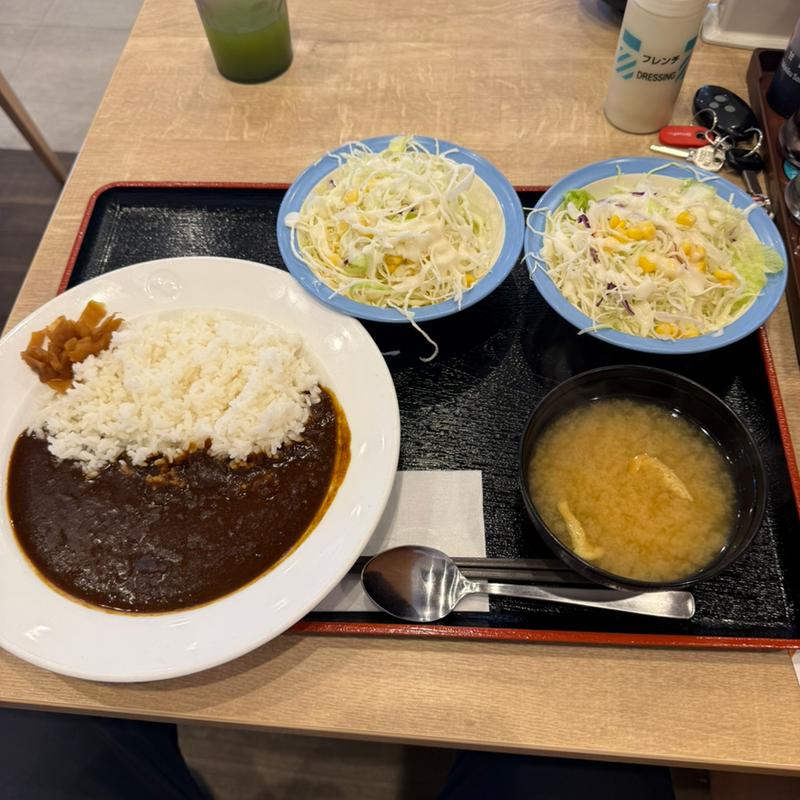 オリジナルカレーランチ　並　サラダ(松屋 足立保塚店 )