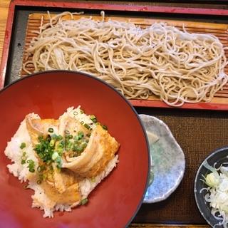 本日の丼ものとおそばのランチセット