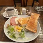 ハムエッグセット(モーニングセット)