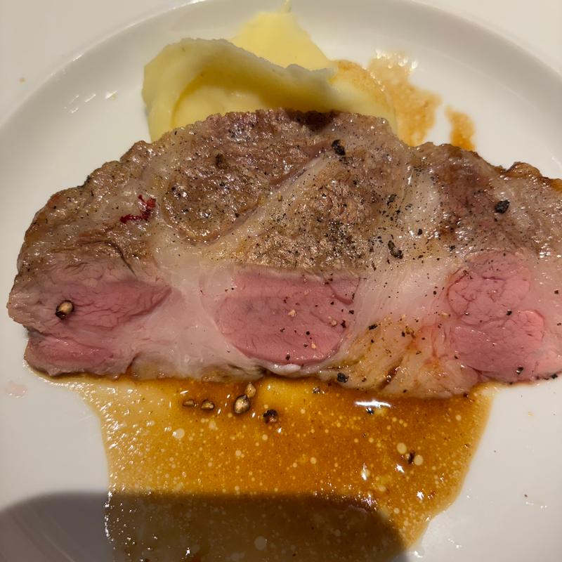 ブランド豚のステーキ(ワイナリーレストラン クリマ)