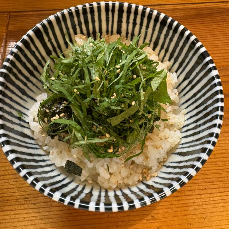 しそご飯(中華蕎麦 みず川)