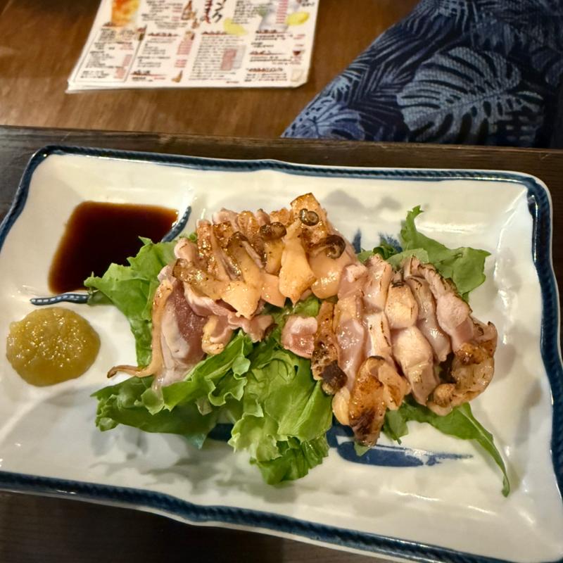 地鶏の炭火焼き(谷塚村三丁目酒場)