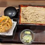 二枚もりそば　かき揚げ