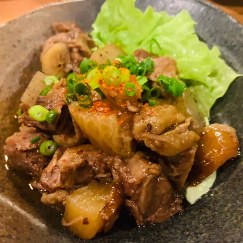 牛もつ煮込(元気)