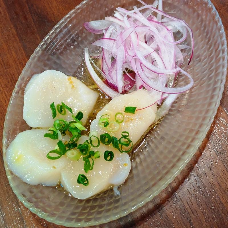 帆立のカルパッチョ 柚子胡椒ドレッシング(small)(キリンシティ 川崎アゼリア店)