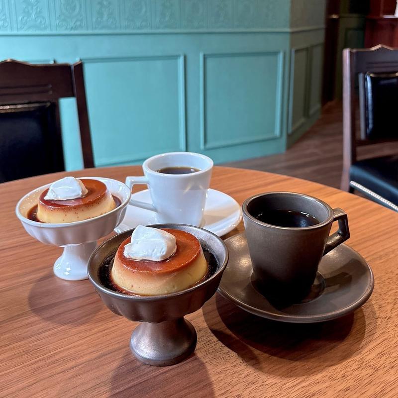 プリン エチオピア(詠月珈琲)