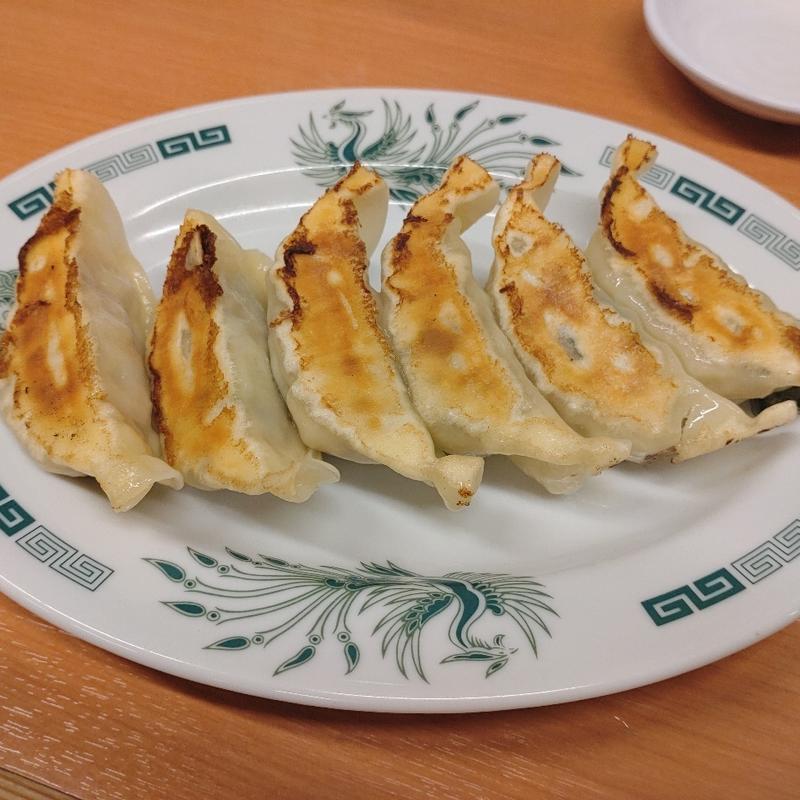 ﾋﾟﾘ辛豚骨つけ麺＋餃子(日高屋 柏駅東口店)
