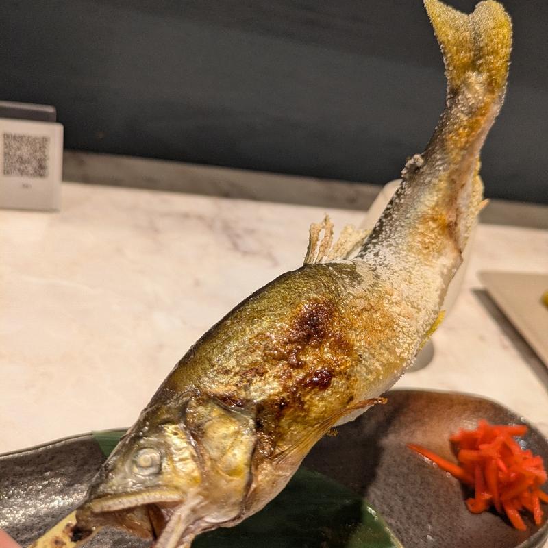 鮎炭焼き(チャコールグリルダイニング 山田家)