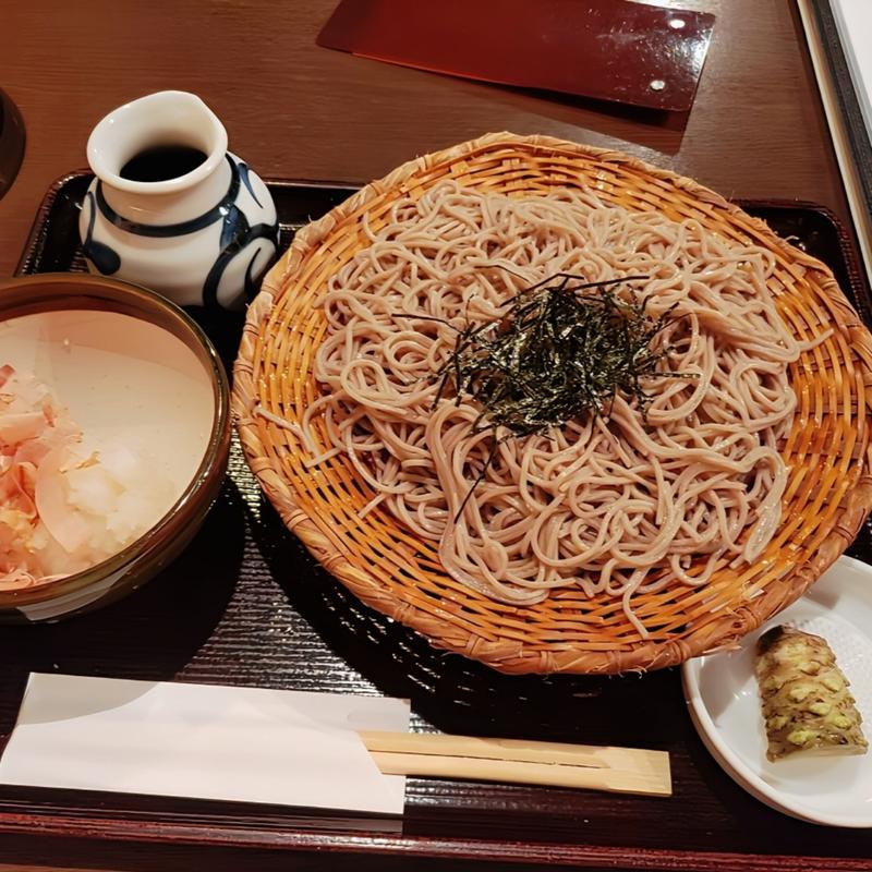 ざる蕎麦(信州そば処 そじ坊 新大阪駅味の小路店)
