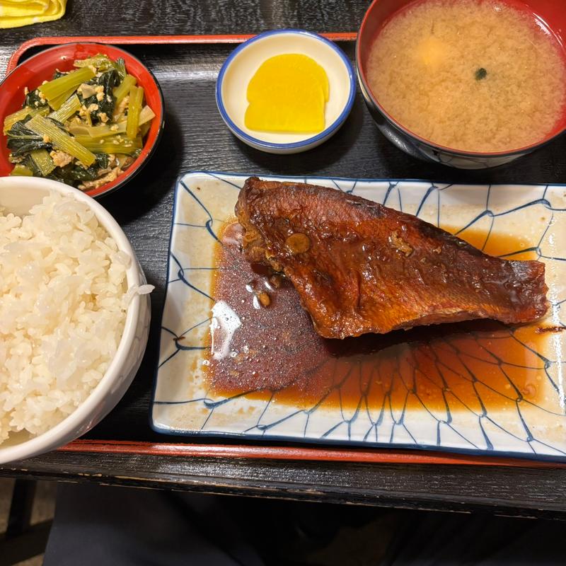 赤魚の煮付け定食(もみじ)