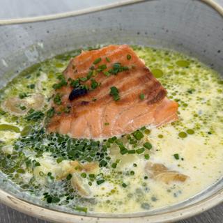 Salmon Soup(Sauna Restaurant Kuuma)