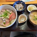 海鮮胡麻和え丼定食