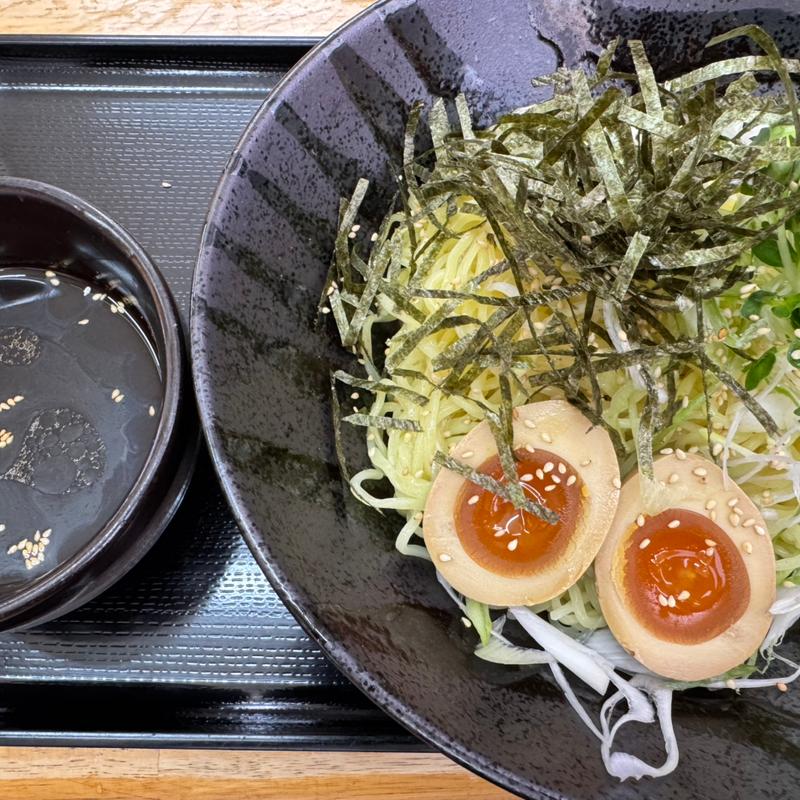 老舗のつけめん(こだわり麺家谷津亭)