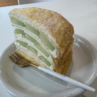 メロンミルクレープ