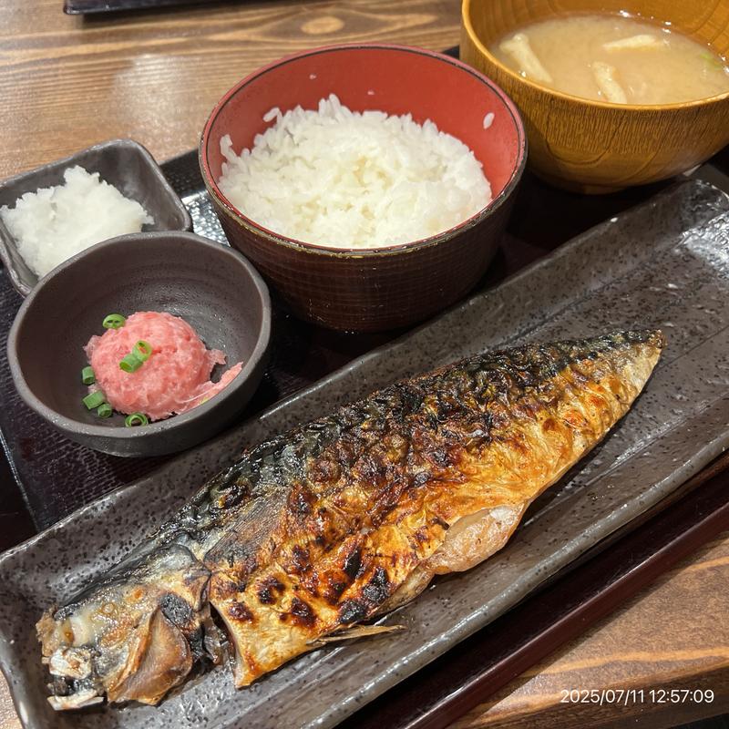 さば文化干し定食(しんぱち食堂 神保町店)