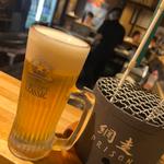炉端焼き　ビール