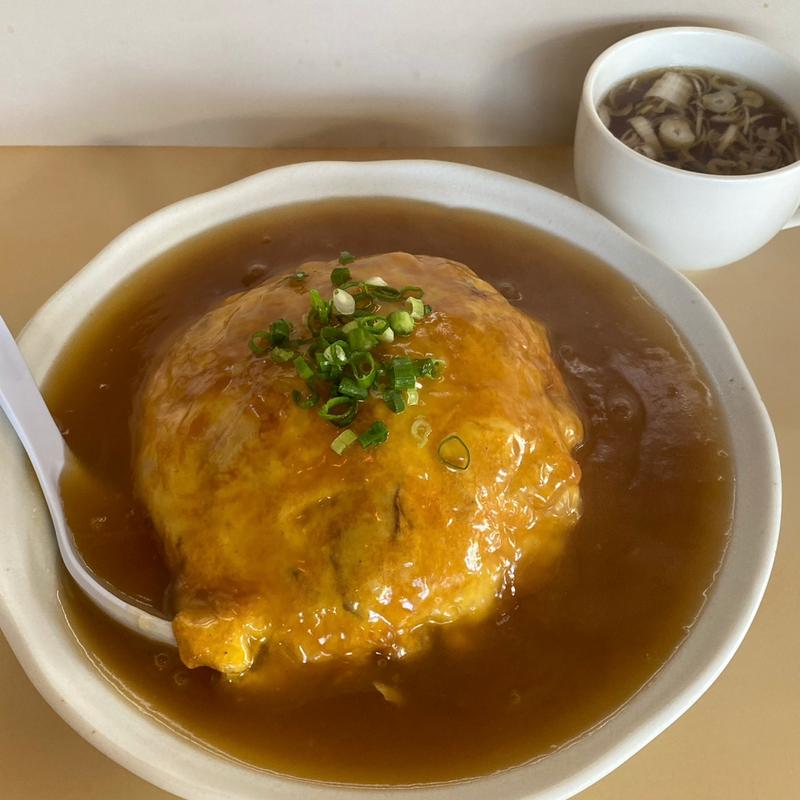 エビ天津飯(老広東 )