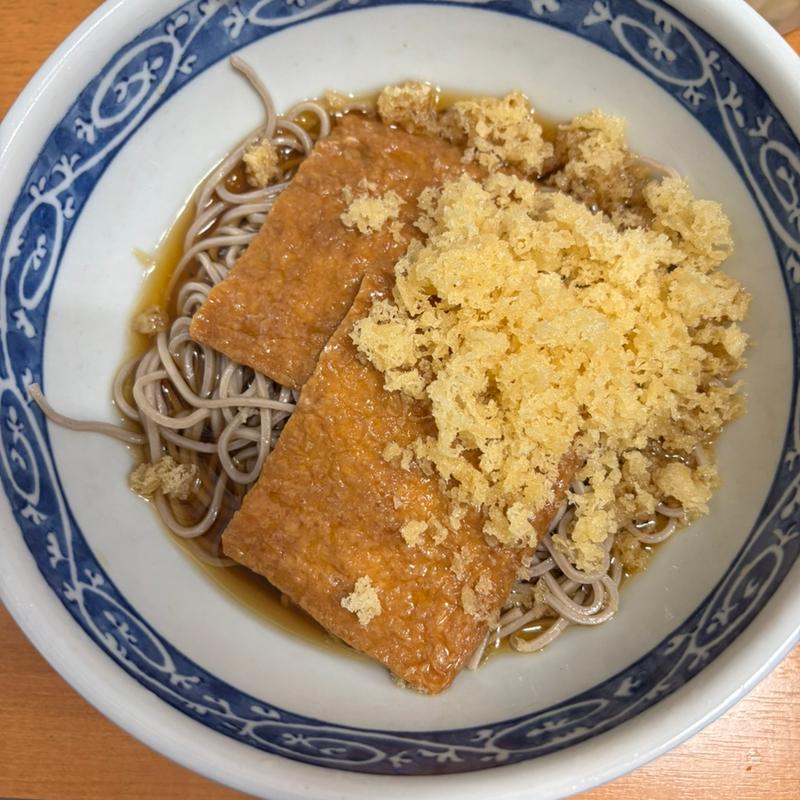 冷　たぬきそば　+きつね(加賀)