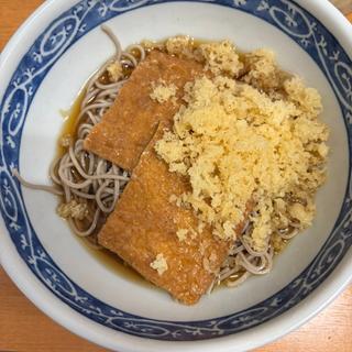 冷　たぬきそば　+きつね