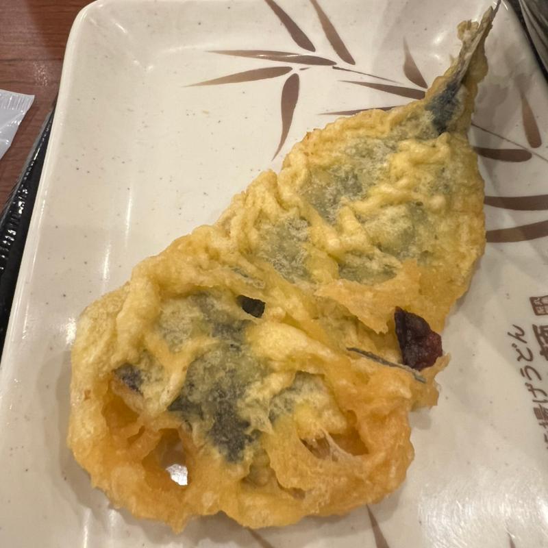 アジ天(丸亀製麺三木)