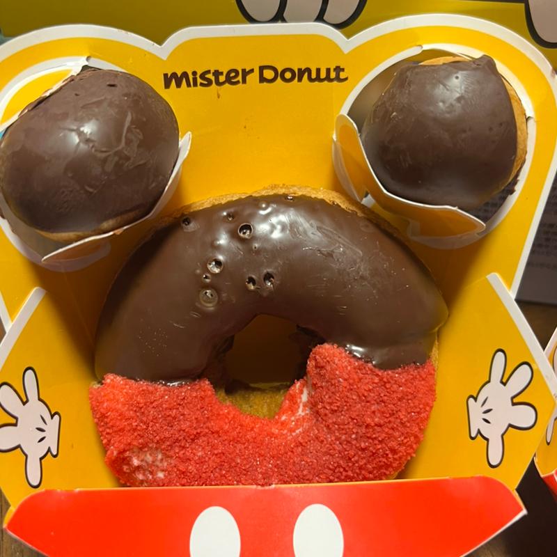 ふわふわシューチョコリング ＜ミッキーマウス＞(ミスタードーナツイオン三木青山ショップ)