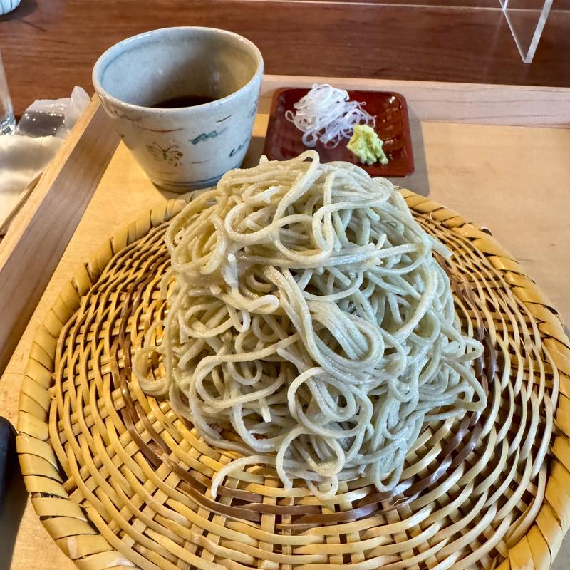 細切り十割ざるそば(蕎麦 文目堂)