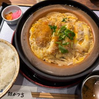 豆腐かつ煮定食