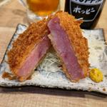 厚切りハムカツ
