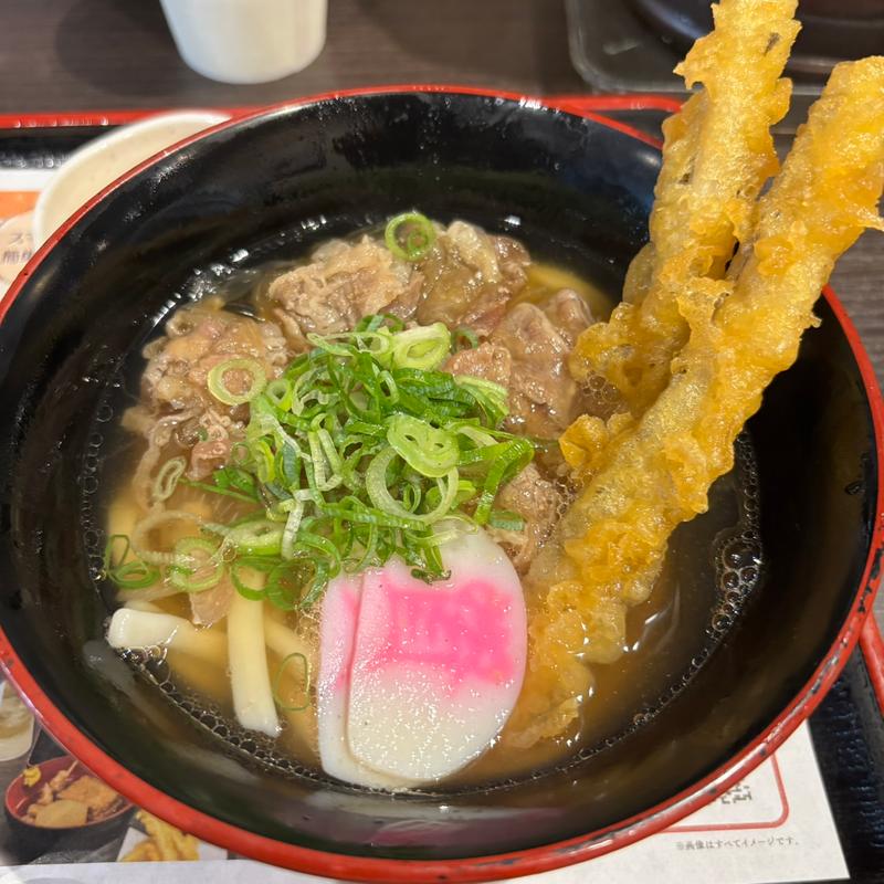 ぶっかけうどん(冷)(資さんうどん 別府店)