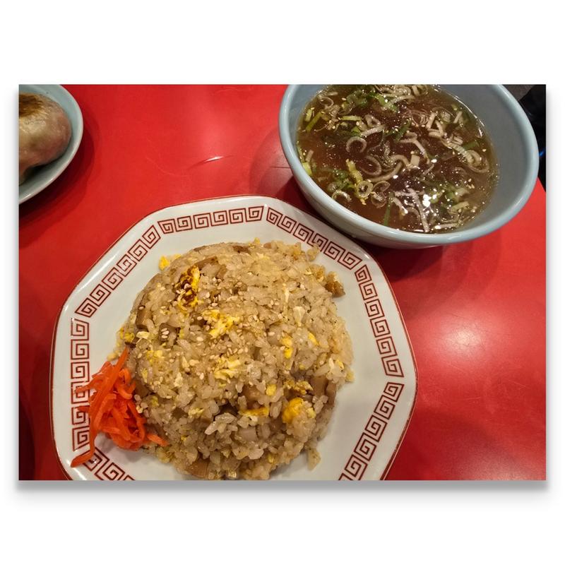 メンマチャーハン(めちゃッ！餃子 餃飯軒 船橋南口店)