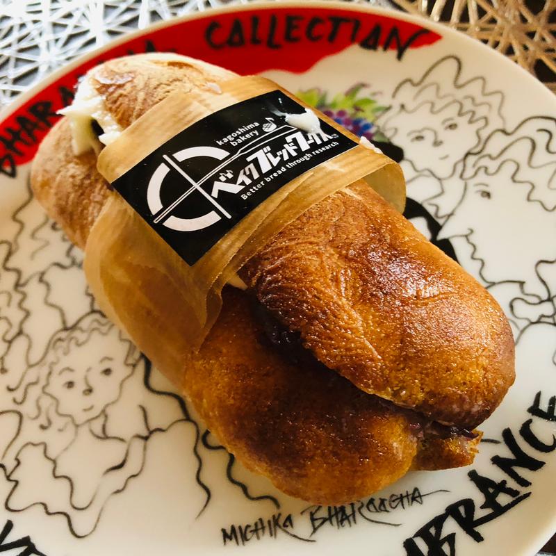 チャバタであんバター(BAKEBREADWORKS)