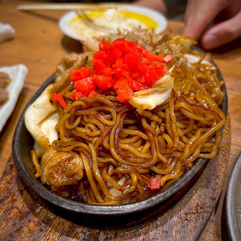 鉄板焼きそば(新時代 名駅広小路店)