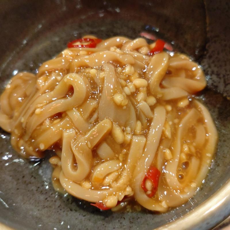 イカのピリ辛漬け(居酒屋 ばらかもん 柏駅前店)