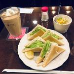 モーニングセット サンドイッチ