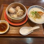 中華粥＋点心4種盛り