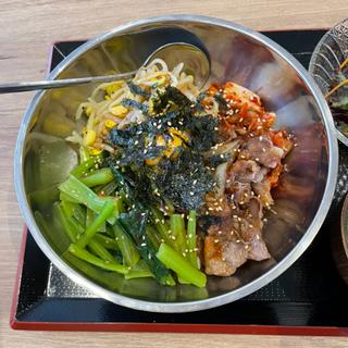 牛カルビビビンバセット