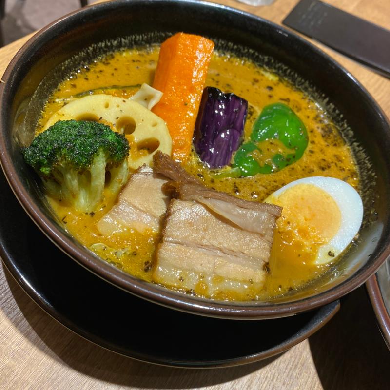 角煮と8種野菜(辛さなし)(札幌スープカリー SUGOMI 名古屋パルコ店)