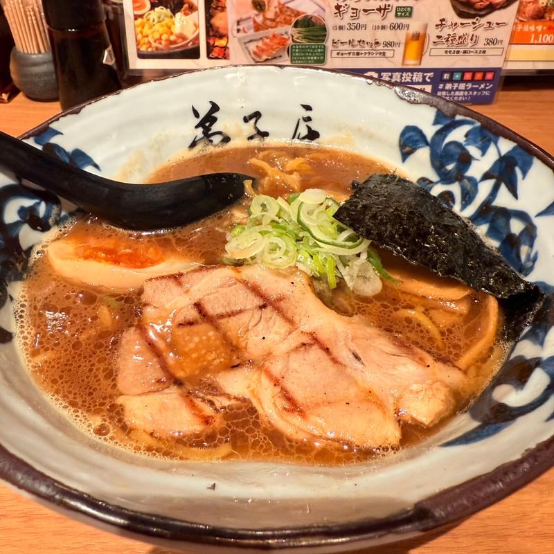 魚介しぼり醤油チャーシュー(弟子屈ラーメン 新千歳空港店)